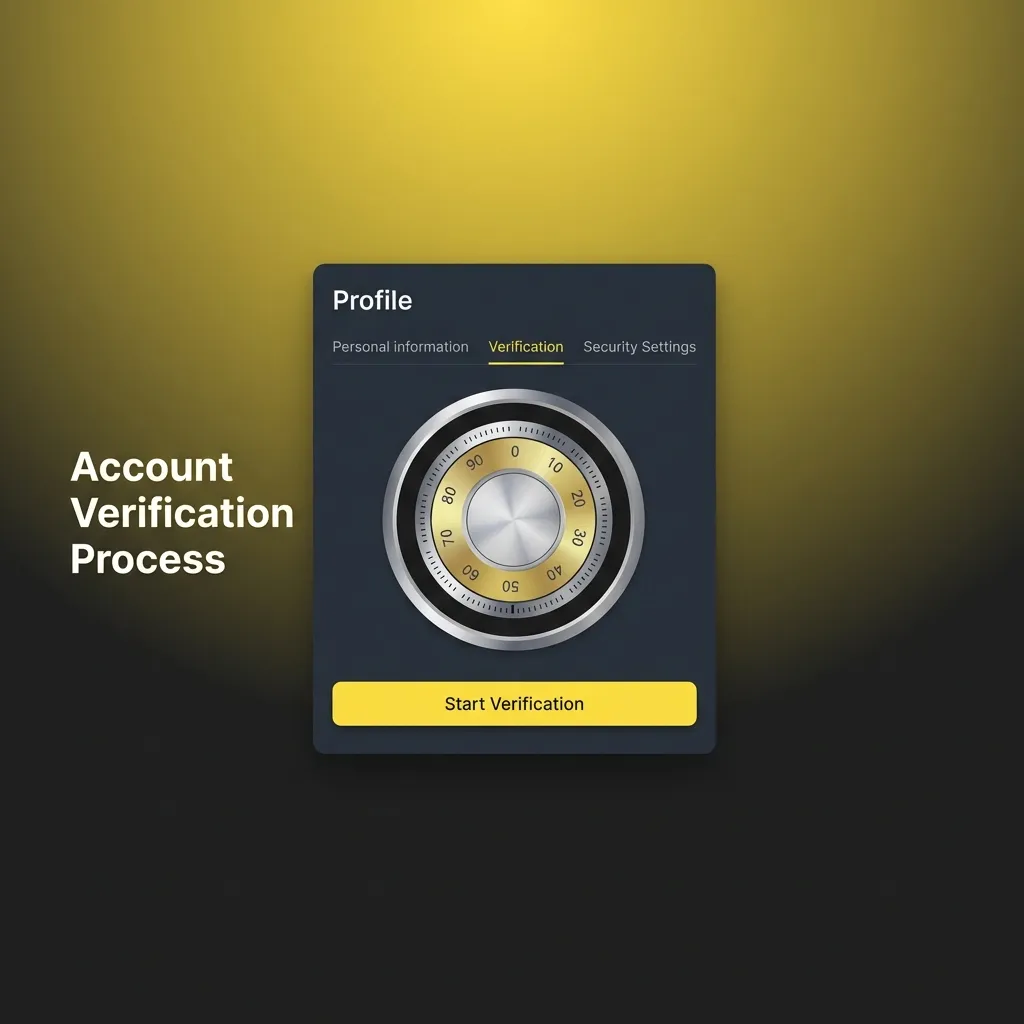 Step-by-step guide showing UK online gambling account verification process with document upload and identity confirmation steps