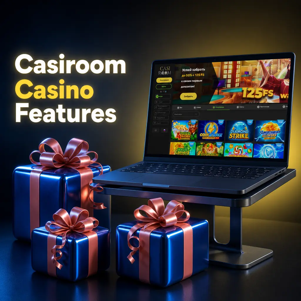 Casiroom Casino features: secure mobile platform for UK players with crypto deposits, VIP rewards, and 24/7 support