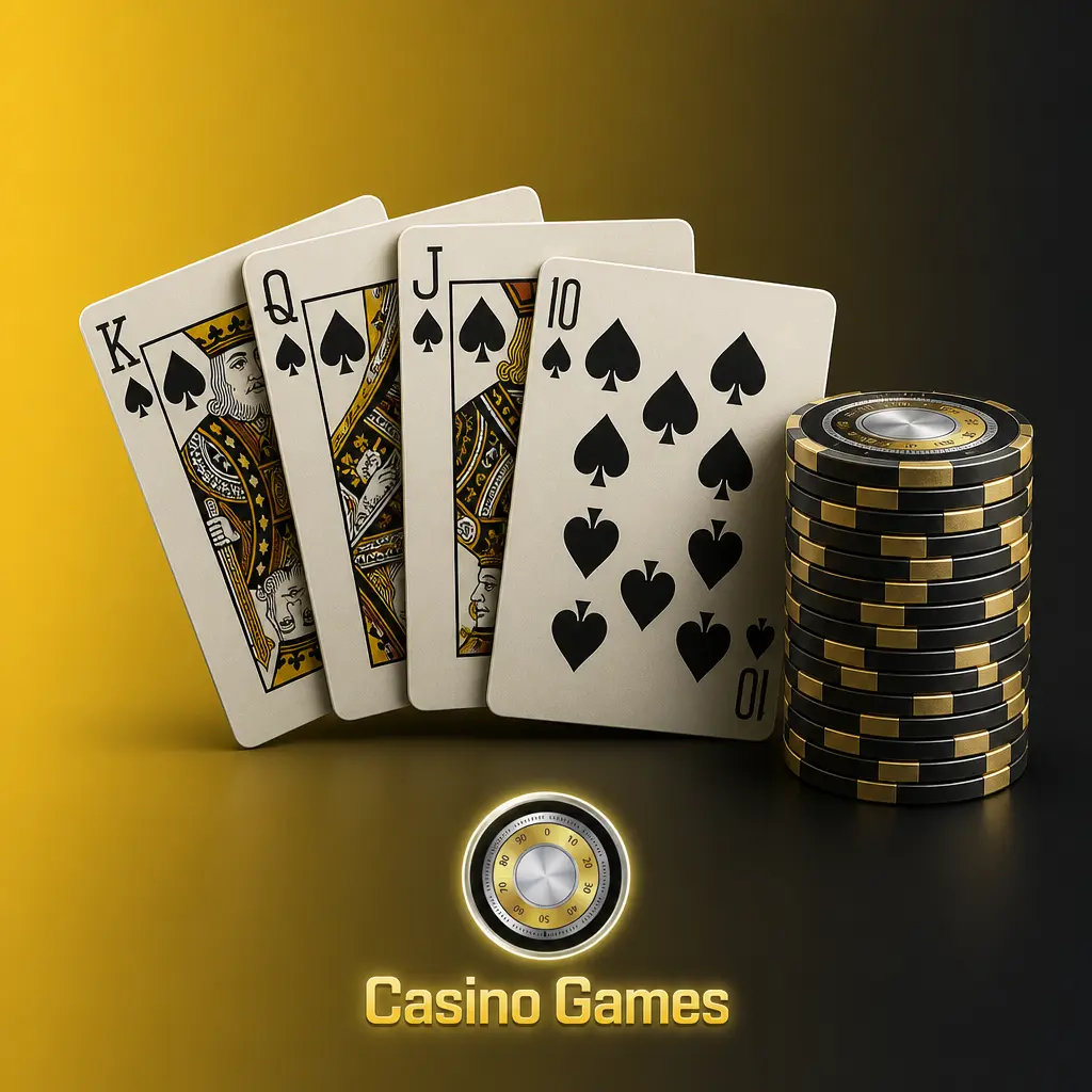 Wide selection of casino games including video slots, live dealer tables, jackpot slots, and instant win games