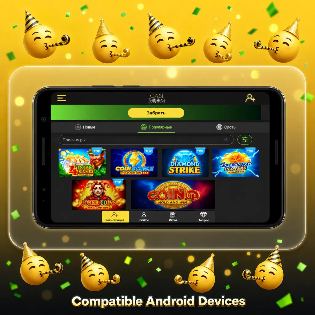 List of compatible Android devices for Casiroom app in the UK, including Samsung, Google Pixel, OnePlus, Xiaomi, Motorola, Oppo and Realme