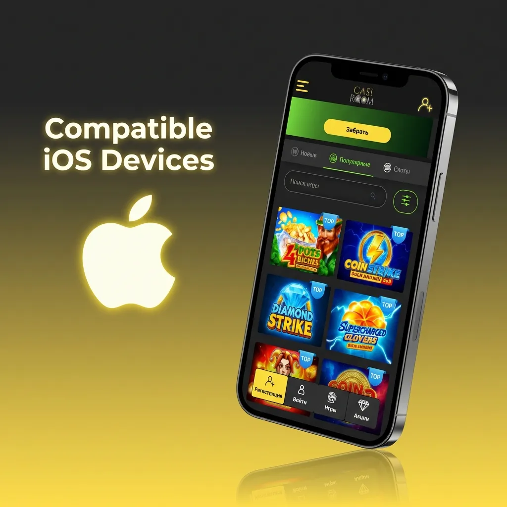 List of compatible iOS devices for Casiroom app including iPhone X through 15 series and recent iPad models