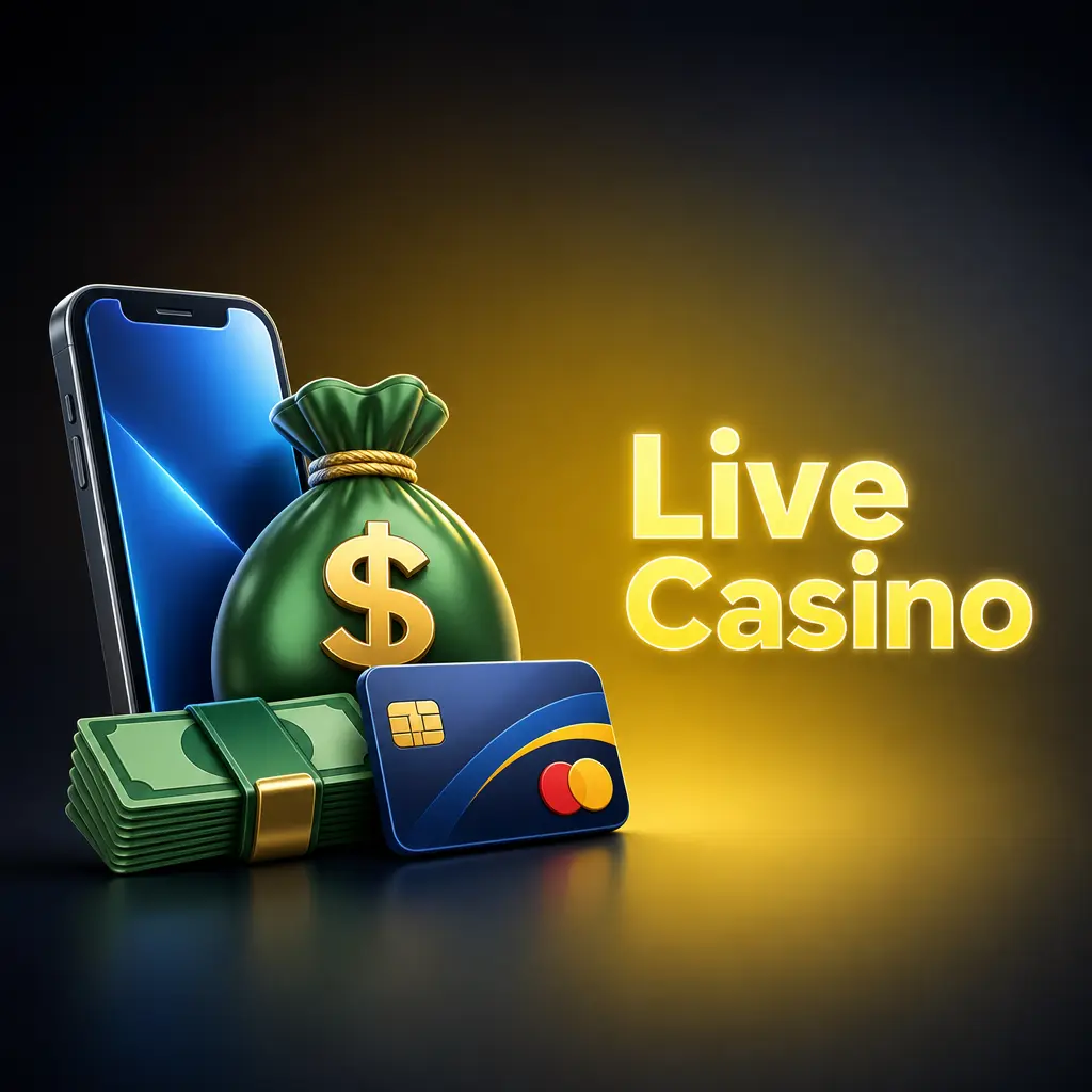 Live casino dealer at a professional studio table with HD video streaming, real-time betting, and game shows available 24/7