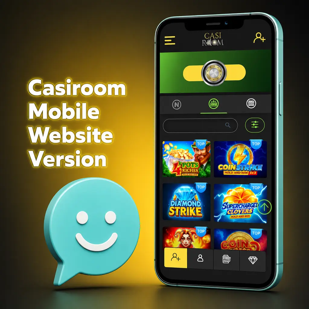 Casiroom mobile-optimised website displayed on smartphones and tablets with casino games and betting features