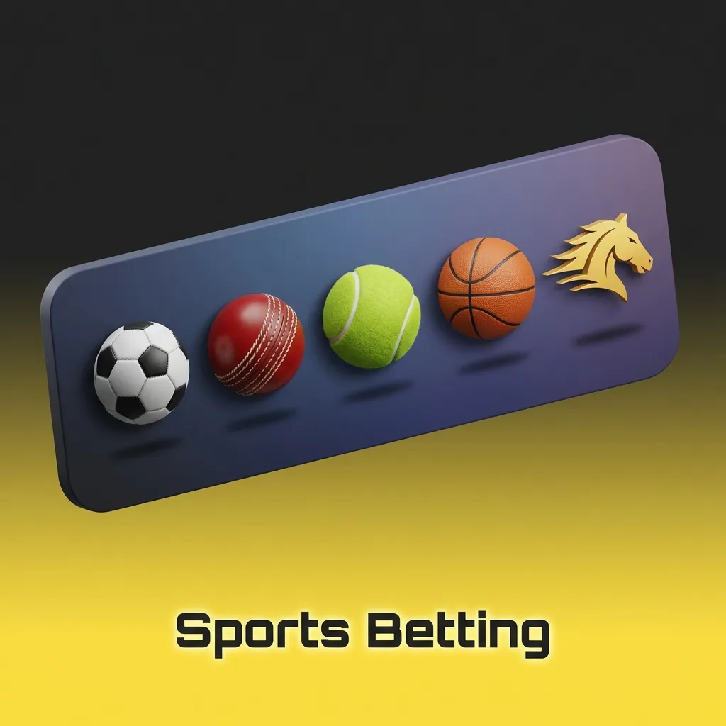 Sportsbook offering 30+ disciplines including football, tennis, basketball, cricket, and esports betting options.