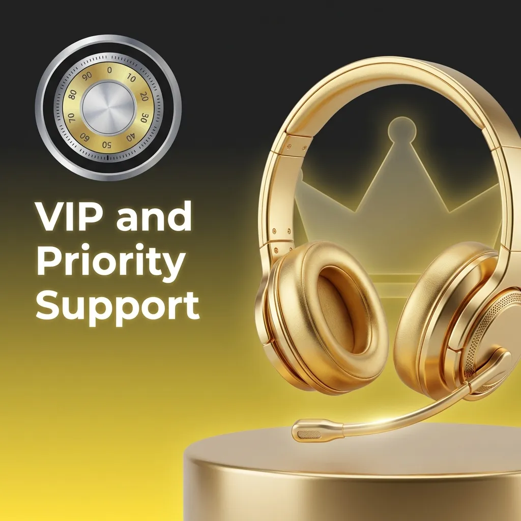 VIP casino members receiving priority support through exclusive channels with faster response times and dedicated assistance