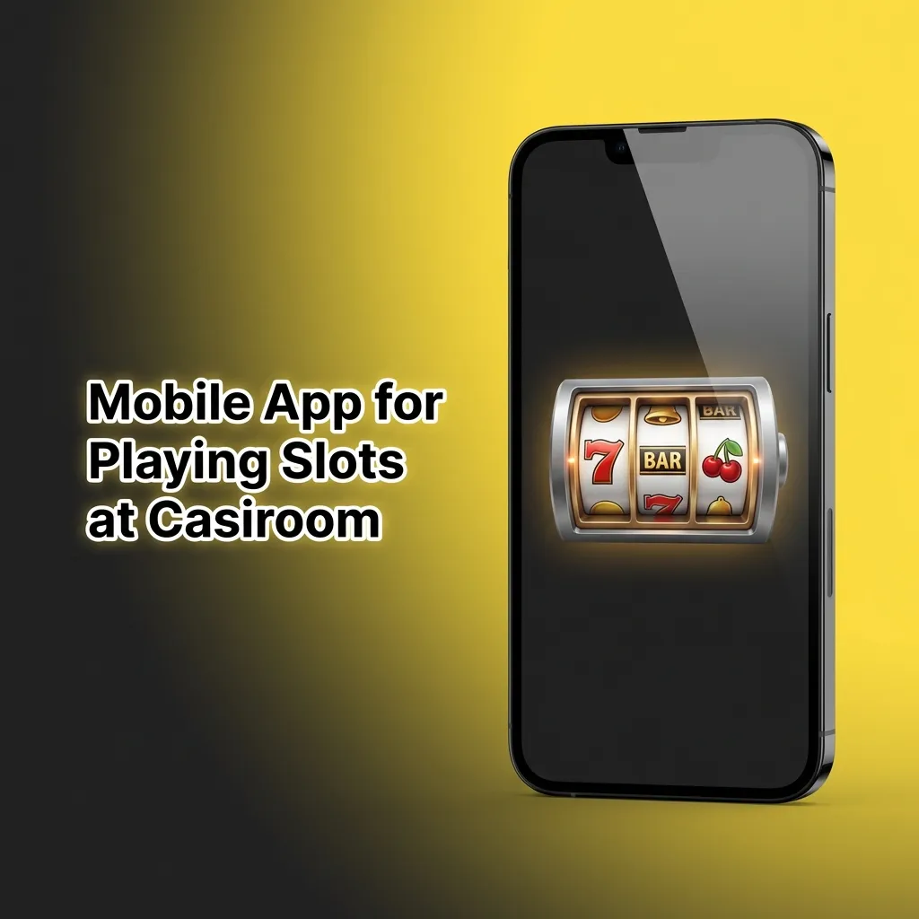 Mobile app interface showing slot games library on smartphone with download and gameplay features for iOS and Android